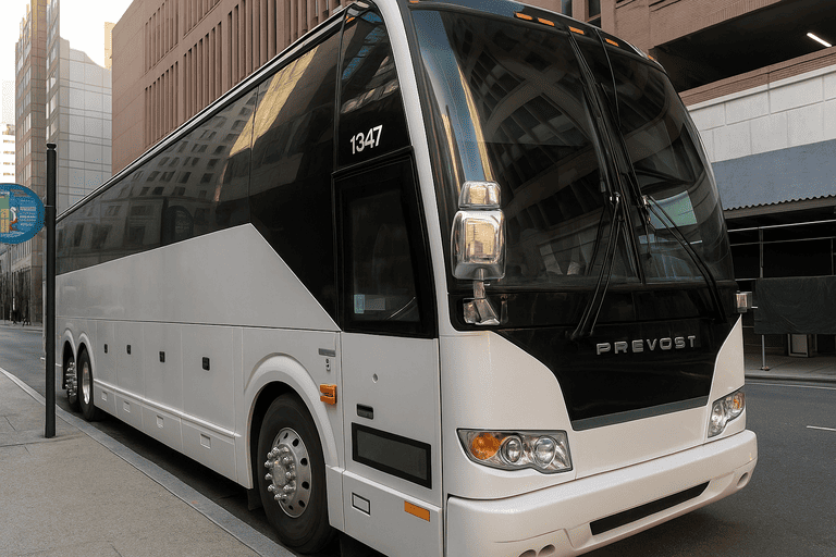 a Charter Bus Rental Scranton coach bus